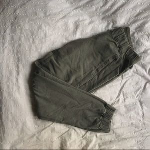 lululemon joggers - olive green